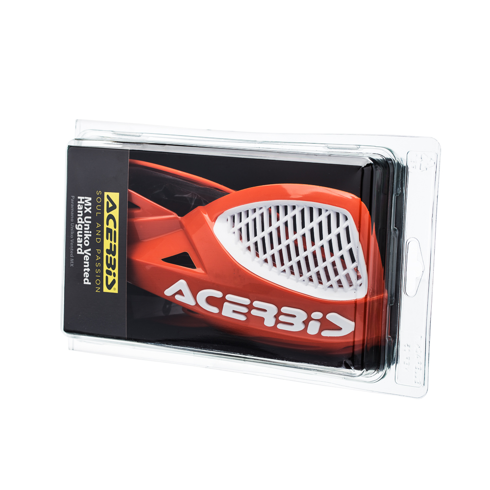 PROTETOR DE MAO ACERBIS ABERTO MOD MX UNIKO VENT LARANJA