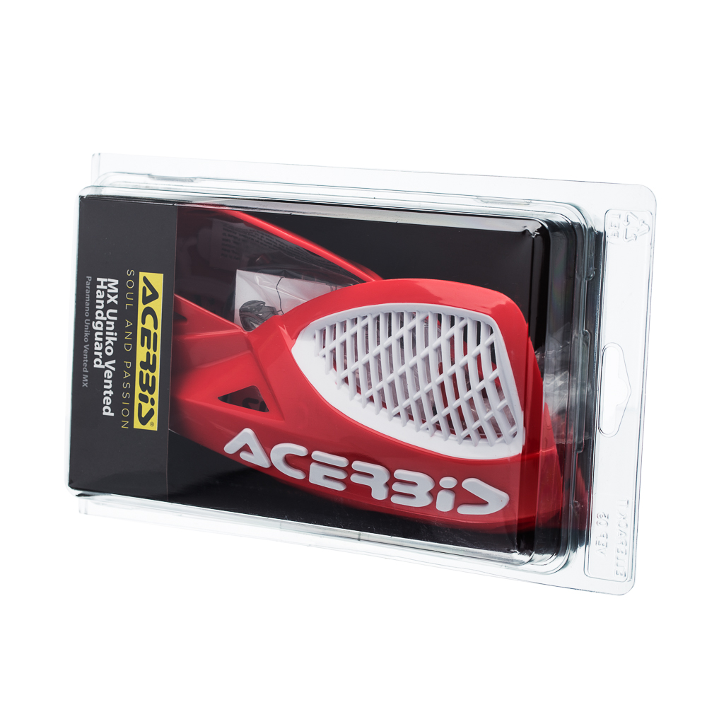 PROTETOR DE MAO ACERBIS ABERTO MOD MX UNIKO VENT VERMELHO